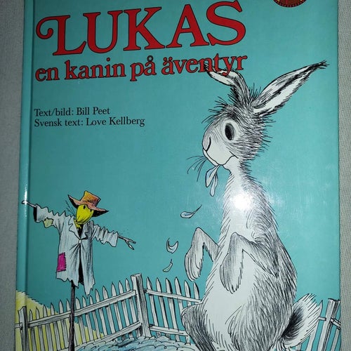 bilderbok LUKAS en kanin på äventyr 20x26,5 cm !