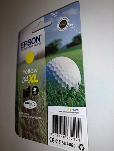 Epson original bläckpatron DuraBrite Ultra 34XL Yellow/Gul (NYTT)
