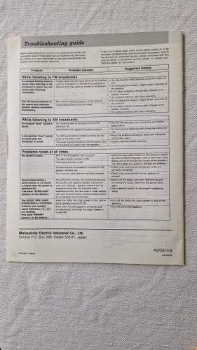 Technics SA-GX670/SA-GX470/SA-GX370 bruksanvisning