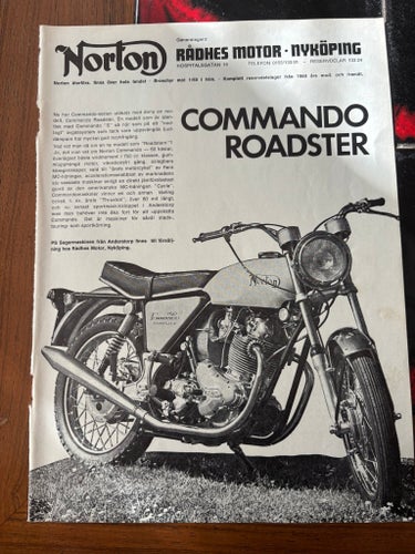 Norton Commando Roadster 1970 Motorcykelannons