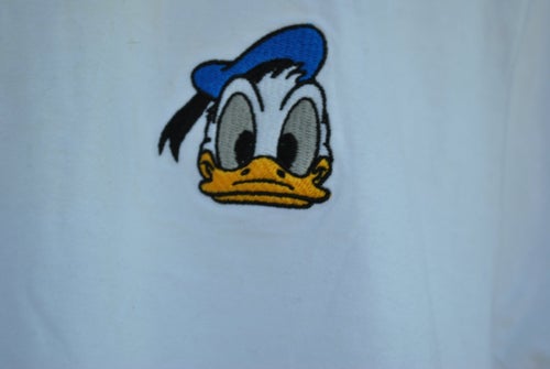 Kalle Anka Disney vit t-shirt, storlek L