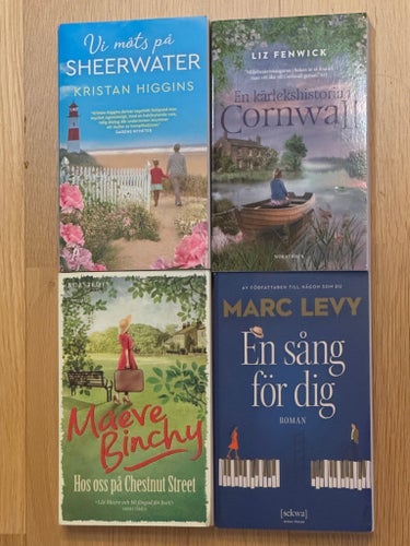 Fyra bra böcker. Se bilder!