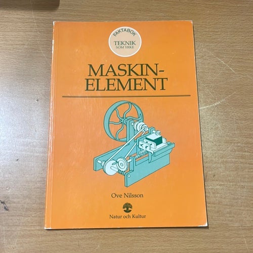 Maskinelement av Ove Nilsson, Faktabok Teknik som yrke