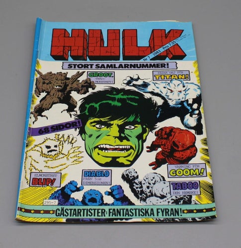 Serietidning - Hulk Nr 7 1983 - Stort samlarnummer!