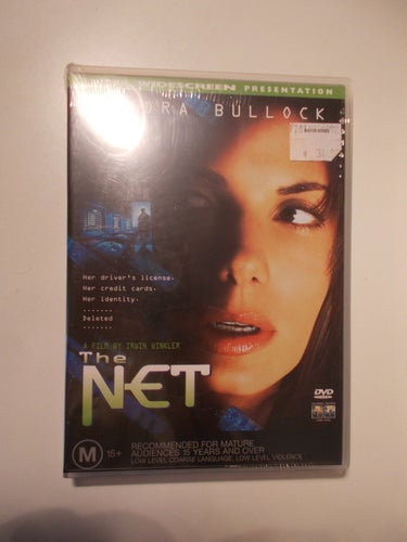 THE NET (1995) Inplastad DVD Australien 1998 Sandra Bullock