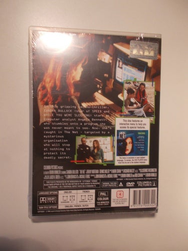 THE NET (1995) Inplastad DVD Australien 1998 Sandra Bullock