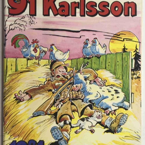 91:an Karlsson Julalbum 1981: VG-FN
