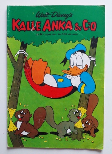 Kalle Anka & C:o Walt Disney nr 24 1969