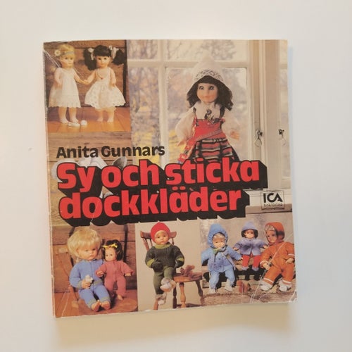 Sy och sticka dockkläder av Anita Gunnars - Bok Sömnad Mönster