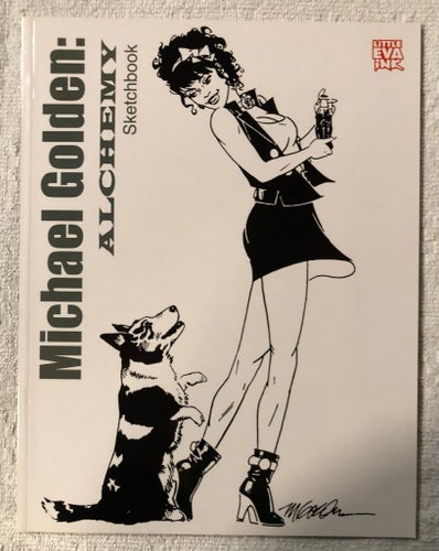 Michael Golden: Alchemy Sketchbook SC SIGNED Little Eva Ink