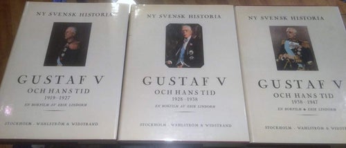 Ny svensk historia, Gustaf V och hans tid, 3 stora fina böcker