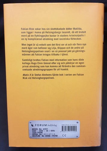 Motiv X (Ahnhems, Stefan)(Inbunden) >VG< 2018