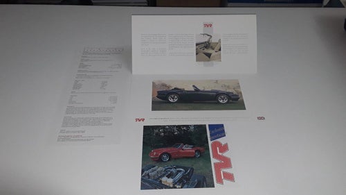 TVR V8 med specifikation 6 sidor tryckt ? sve/engesk text