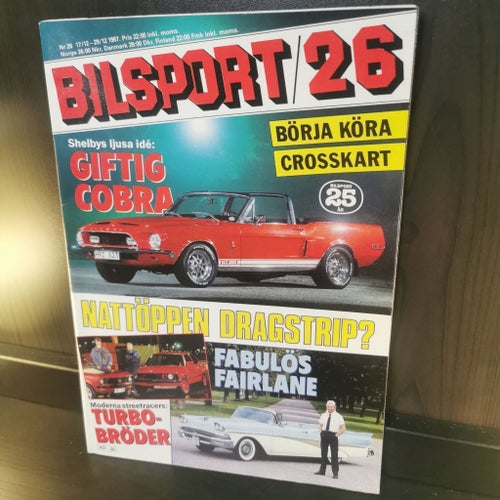 Bilsport 26, 1987