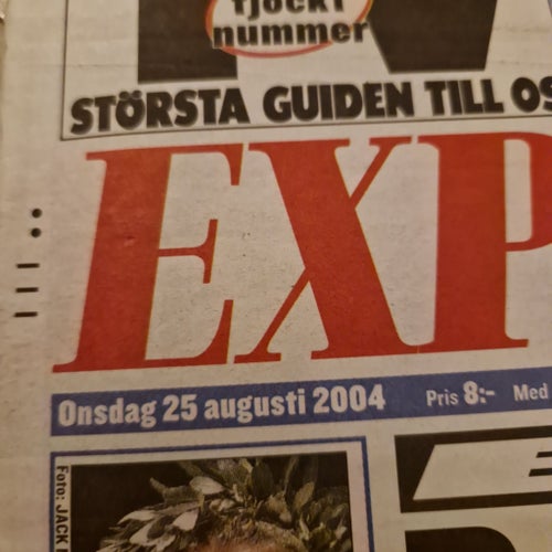 Expressen tidning från 2004