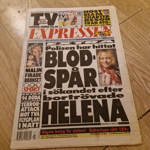 Expressen tidning från 2004