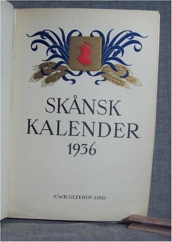 Skånsk Kalender 1936 och Skånsk kalender andra årgången