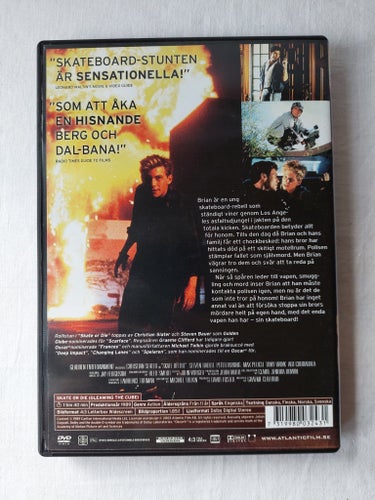 Skate or Die (1989) DVD - Svensk text - Gleaming the Cube Christian Slater