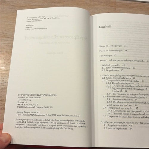 Straffprocessuella tvångsmedel - när och hur får de användas? av Gunnel Lindberg