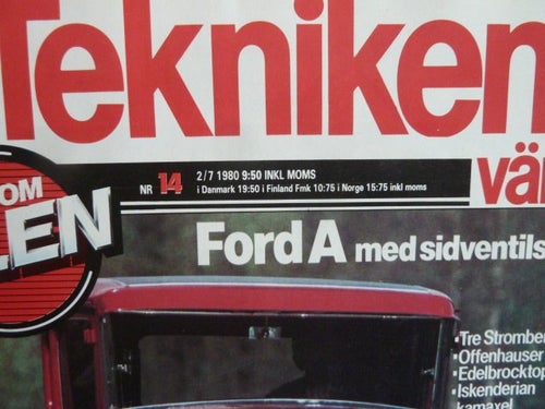 TEKNIKENS VÄRLD, NR14, 1980,