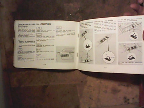 Mazda 929 L, 1979, instruktionsbok,