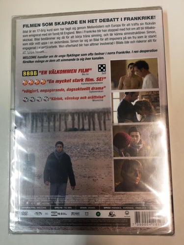 DVD Welcome Svensk text INPLASTAD