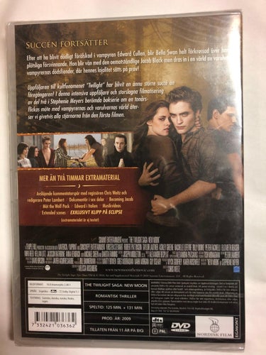 DVD The Twilight Saga New Moon INPLASTAD
