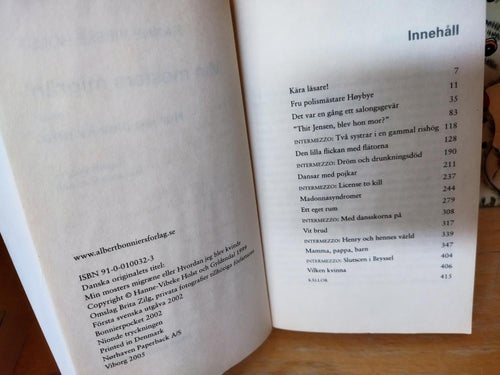 Min mosters migrän Hanne-Vibeke Holst. Bok. Very Good plus