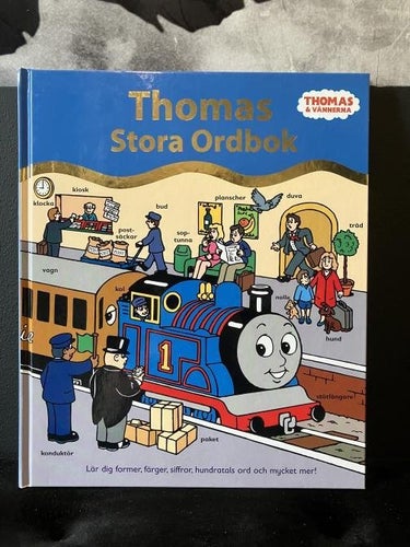 Thomas Stora Ordbok - Lär dig former, färger, siffror, 100-tals ord mm