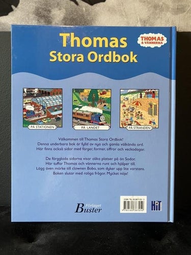 Thomas Stora Ordbok - Lär dig former, färger, siffror, 100-tals ord mm
