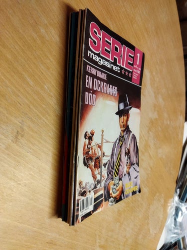 Samling Seriemagasinet 1988 flera nummer 7 styck