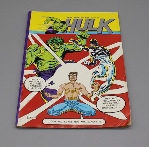 Serietidning - Hulk Nr 11 1983