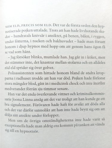 Hypnotisören av Lars Kepler, 2011