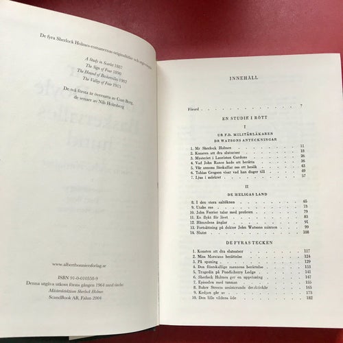 BASKERVILLES HUND och andra berättelser Arthur Conan Doyle 2004