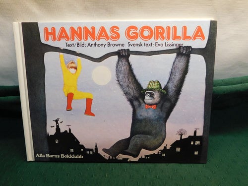 Hannas Gorilla " Alla Barns Bokklubb " Barnbok nr 1