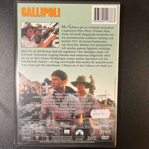 GALLIPOLI. MEL GIBSON. DVD ACTION -67