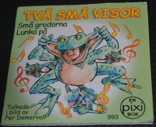 Pixibok Två små visor Små grodorna & Lunka på