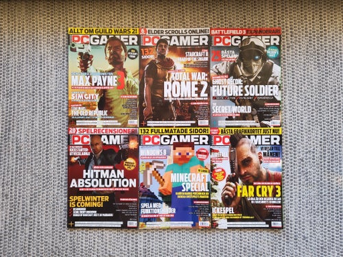 *UTRENSNING* 6 nr av Svenska PC Gamer från 2012