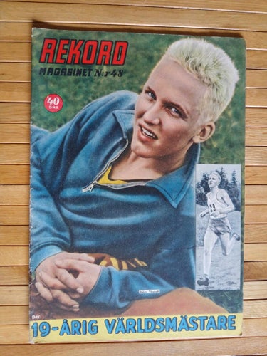 Rekordmagasinet 1954 Nr 48 Nostalgi Sport Äventyr Retro Speedway Motorsport