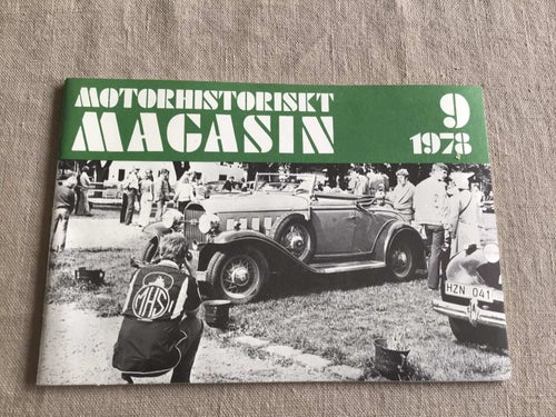MOTORHISTORISKT MAGASIN NR 9 1978 BUICK TRÄFF 1978,BILAR THAILAND,