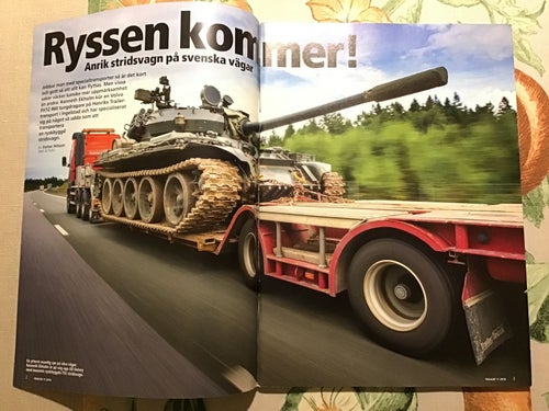 TRAILER NR 11 2016 NYA SCANIA,RYSK STRIDSVAGN,LBC VÄRMLAND,MERCEDES EL,HÖGDALEN