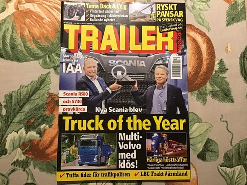 TRAILER NR 11 2016 NYA SCANIA,RYSK STRIDSVAGN,LBC VÄRMLAND,MERCEDES EL,HÖGDALEN