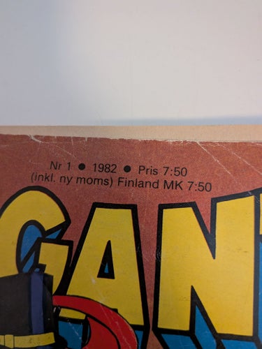 KLASSISK DC-NOSTALGI: Gigant Nr 1 1982 – Stålmannen & Blixten