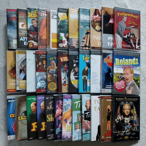 Robert Gustafsson - DVD-samling - 34 filmer