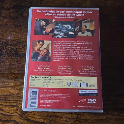 DVD: Pojkarna från Brasilien (The Boys from Brazil)