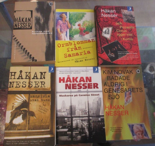 6 böcker av Håkan Nesser