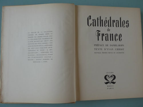 Cathédrales de France - Daniel-Rops, Yvan Christ - 1952