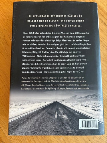 Lincoln Highway av Amor Towles, 2022