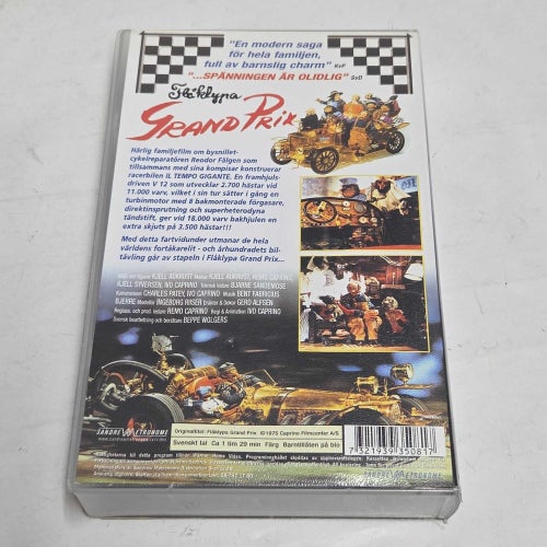 Flåklypa Grand Prix, Sandrews VHS film pappfodral