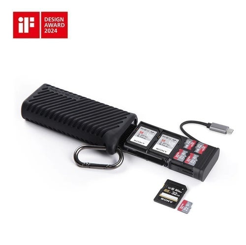 PGYTECH SD/TF-kortläsare och förvaringsfodral